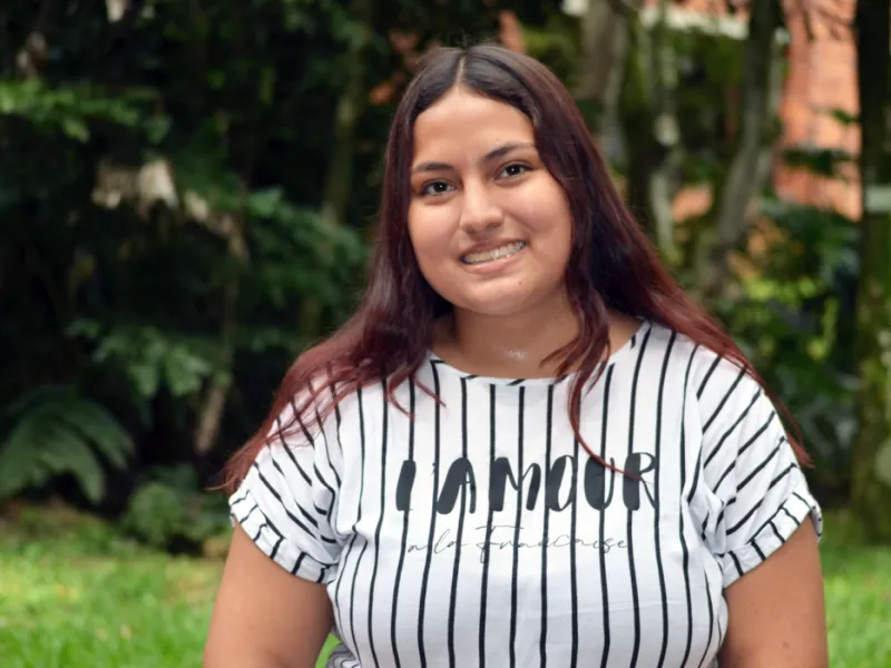 Chabely Potosí estudiante de Matemáticas Aplicadas