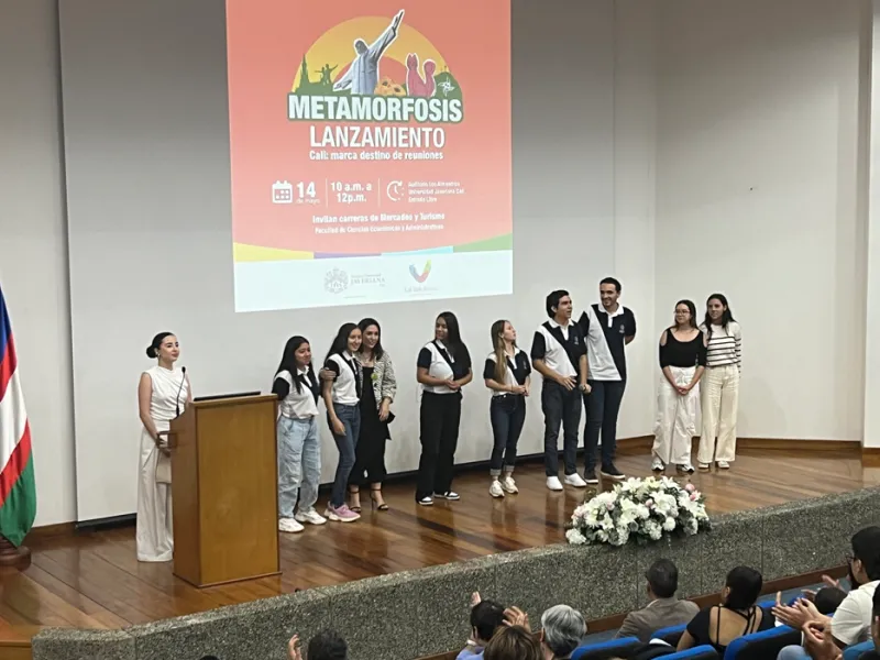 Estudiantes de Turismo y Mercadeo presentaron la marca ‘Cali Valle: Destino de reuniones’